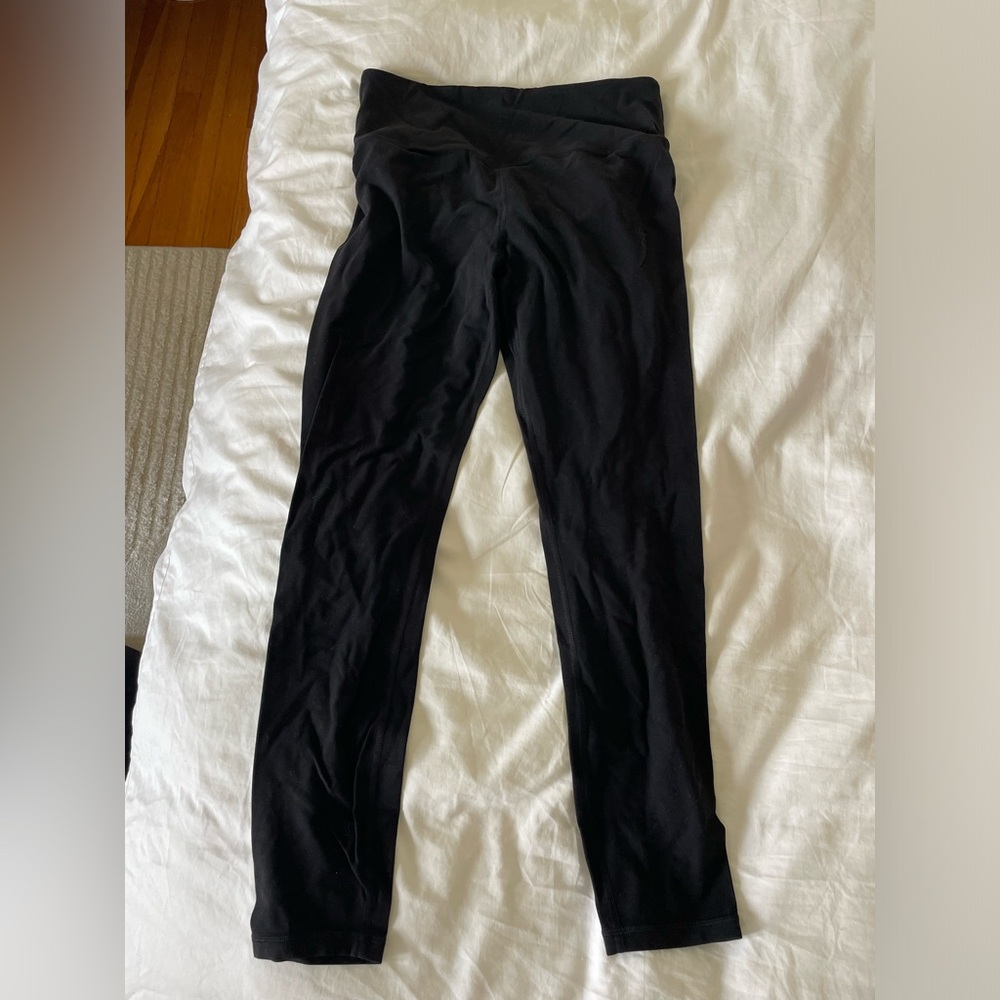 Athleta ultra high high rise 7/8 black leggings
